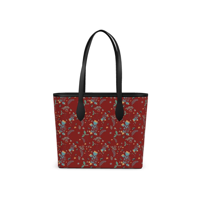 City Tote Bag - Nappa Leather - Rustic Bloom