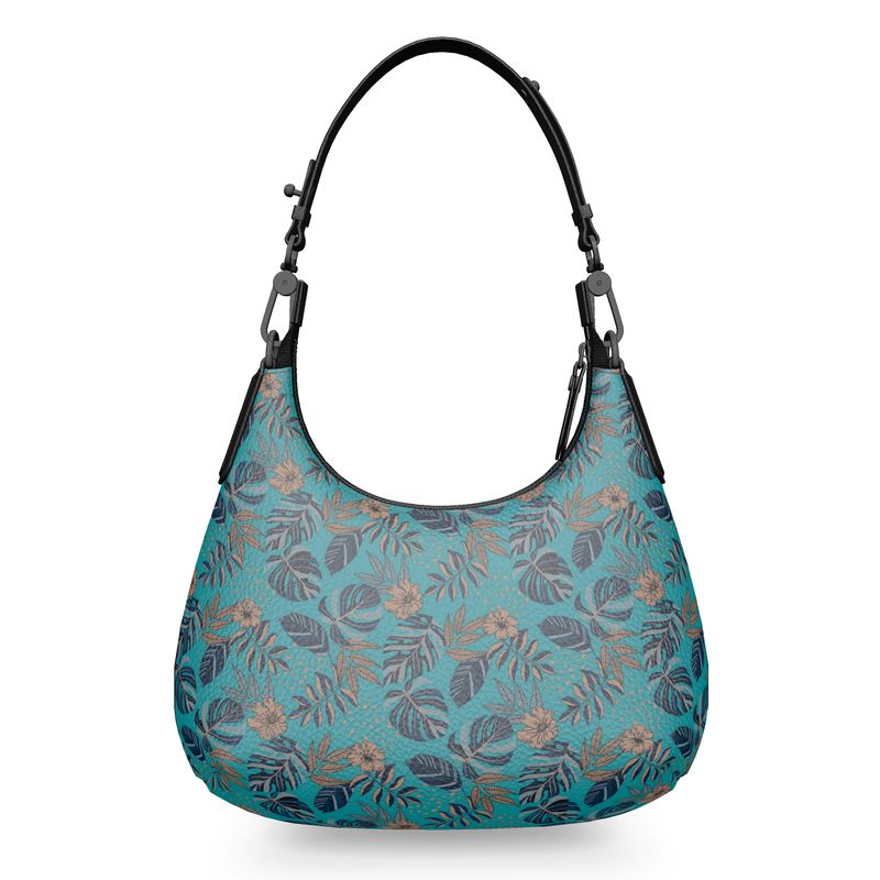 Arm Bag Mini - Nappa Leather - Cyan Noir