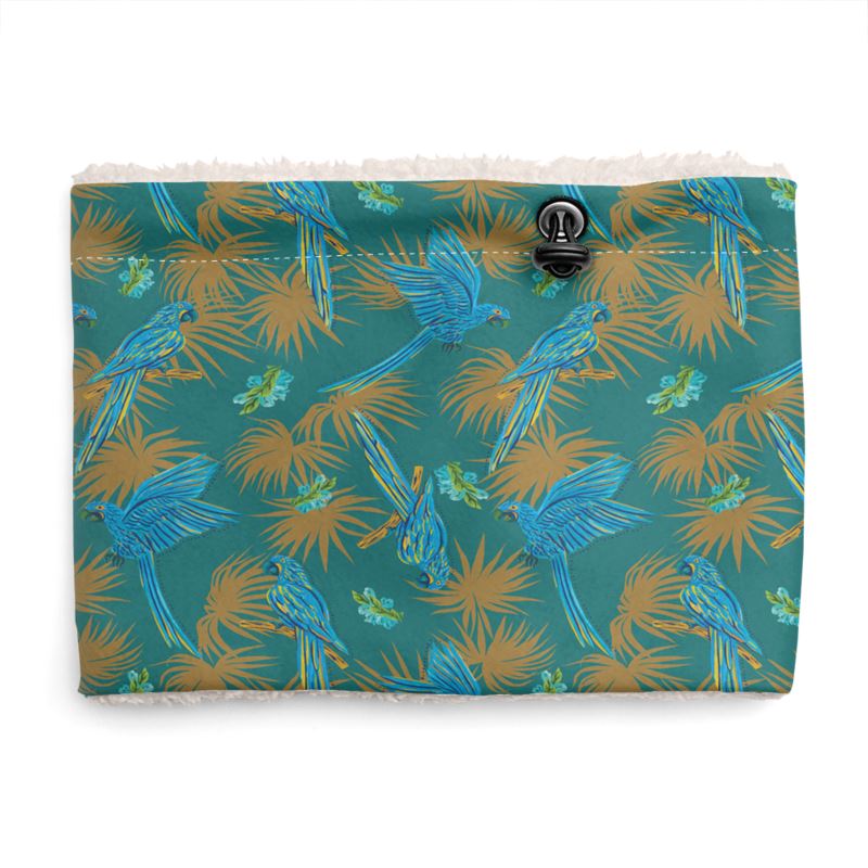 Sherpa Snood - Tropical Macaw - Tealwing