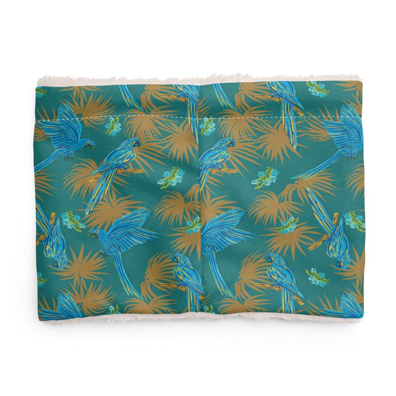 Sherpa Snood - Tropical Macaw - Tealwing