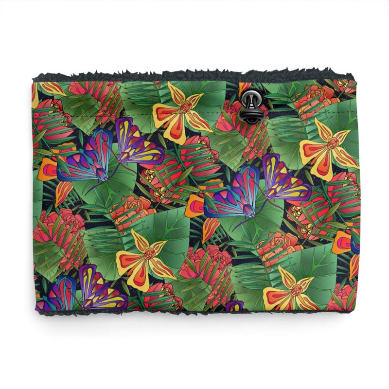 Sherpa Snood - Jungle Flower