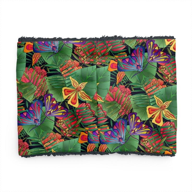 Sherpa Snood - Jungle Flower