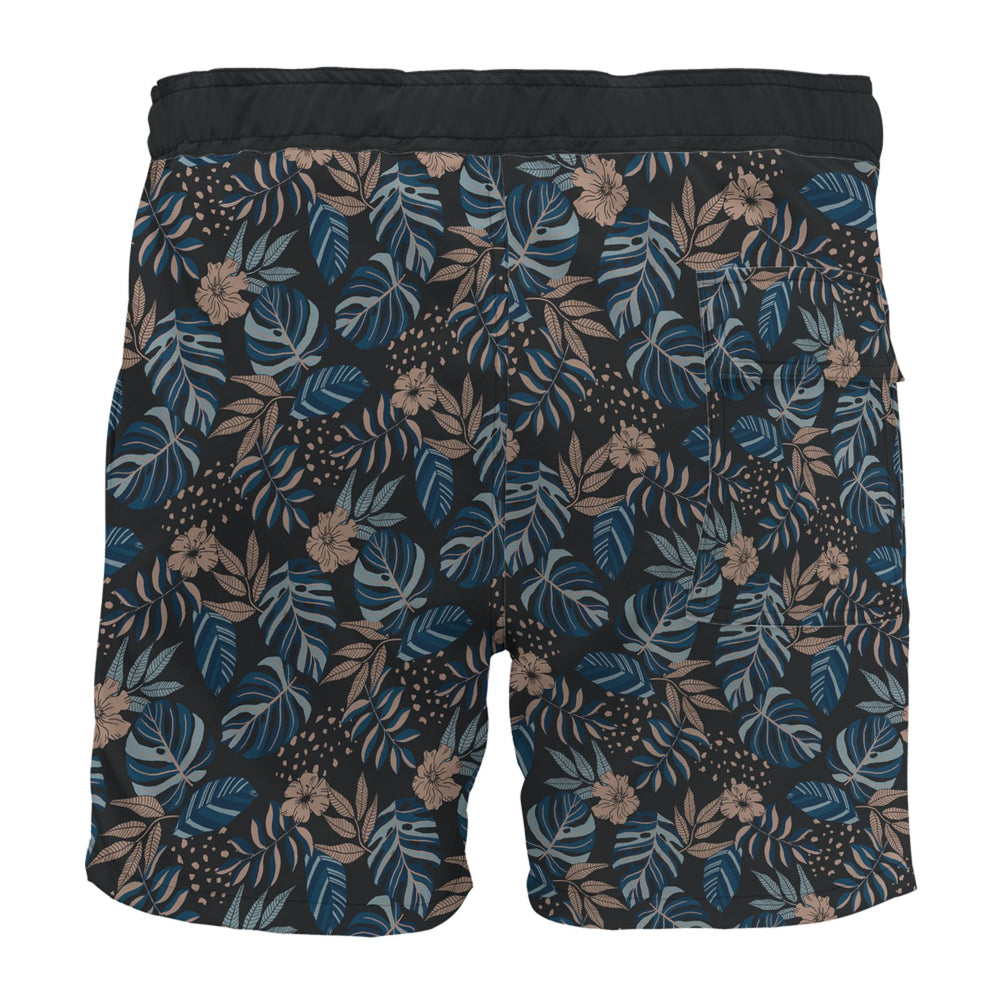 Men's Board Shorts — Midnight Monstera