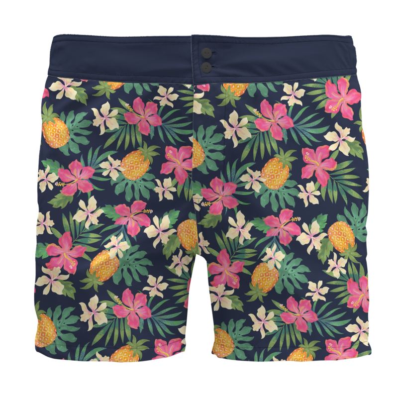 Men's Board Shorts — Pineapple Paradise