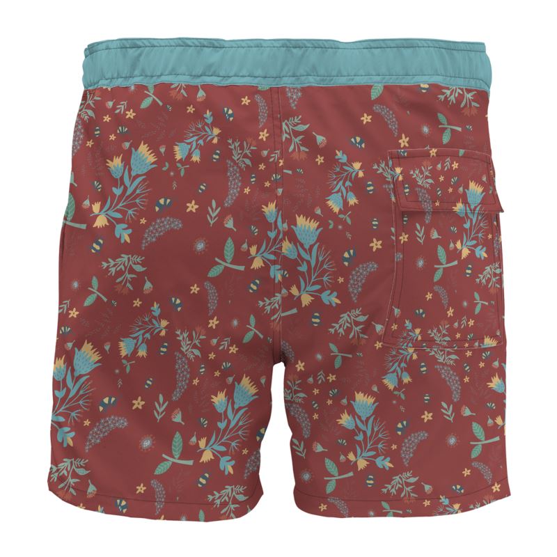Men's Board Shorts — Bee Garden Rustic Bloom