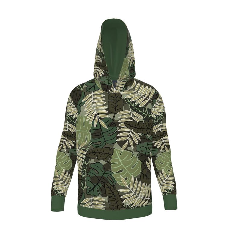 Women's Premium Hoodie — Camo Leaves