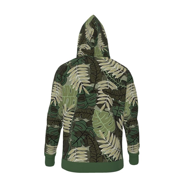 Women's Premium Hoodie — Camo Leaves