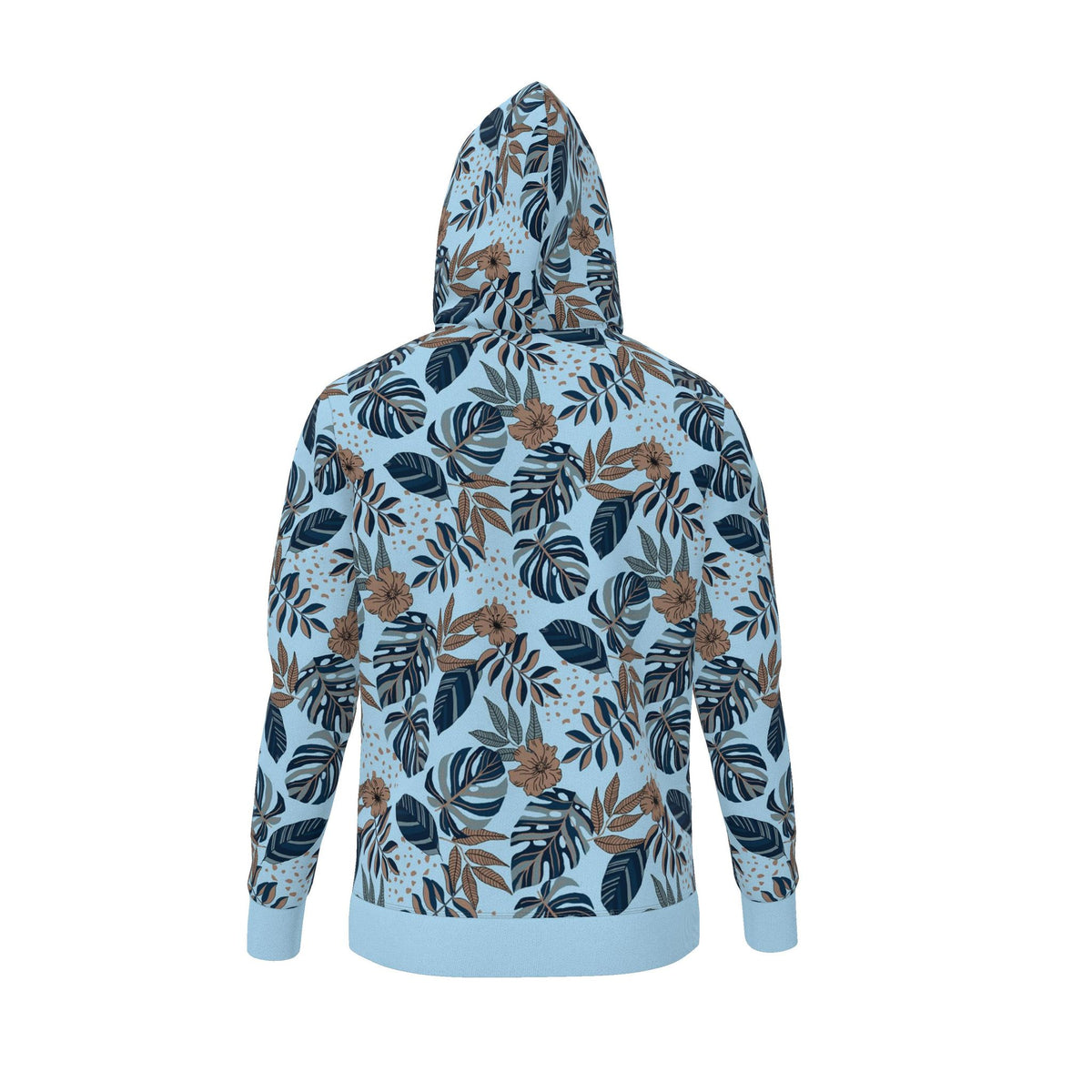 Women's Premium Hoodie — Midnight Monstera Bluehaven