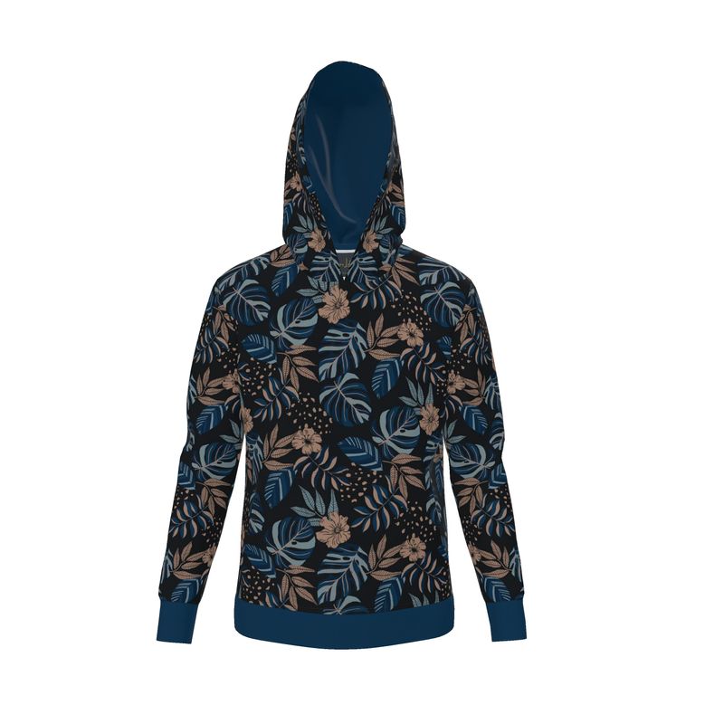 Women's Premium Hoodie — Midnight Monstera
