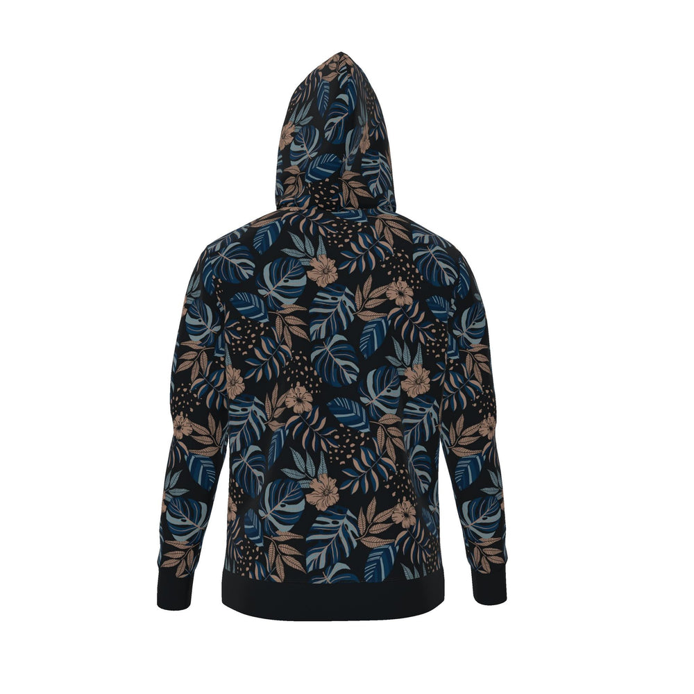 Women's Pullover  Hoodie — Midnight Monstera