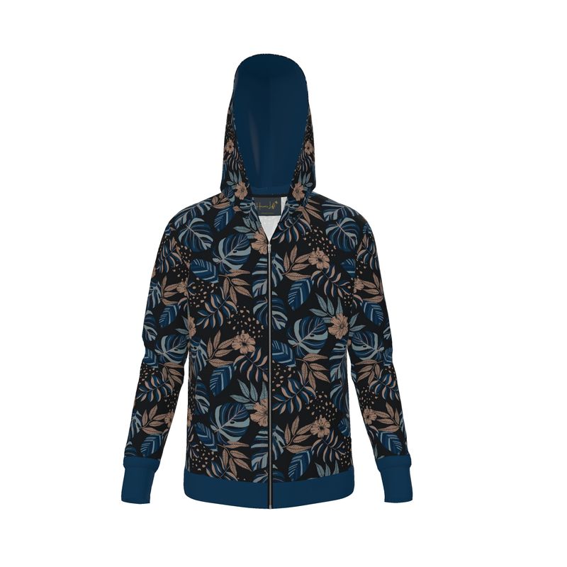 Women's Premium Hoodie — Midnight Monstera