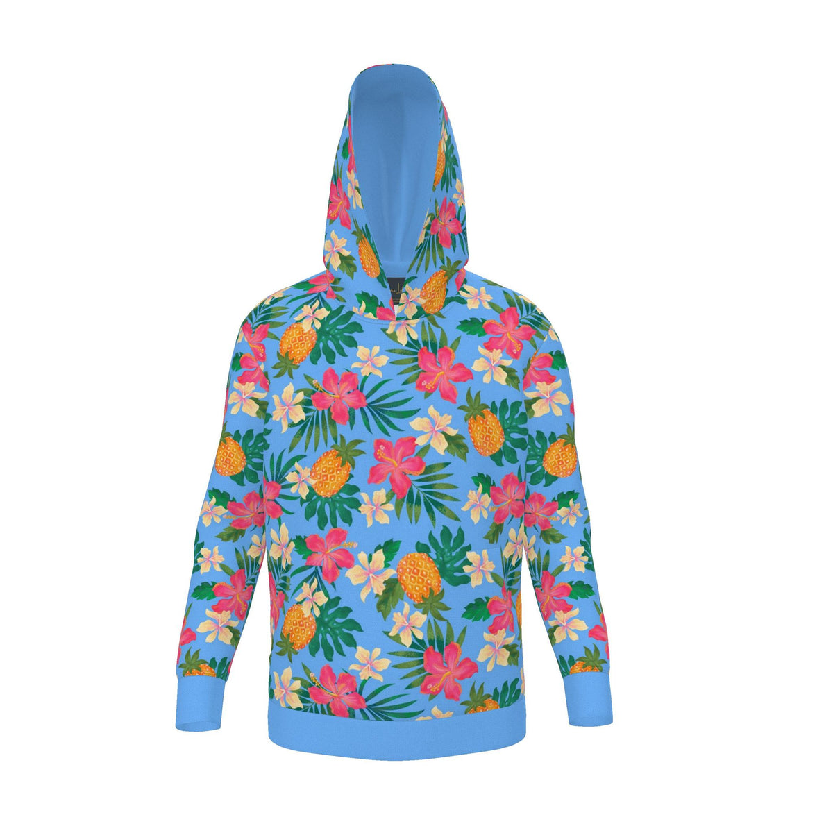 Women's Pullover Hoodie — Pineapple Paradise Island Breeze