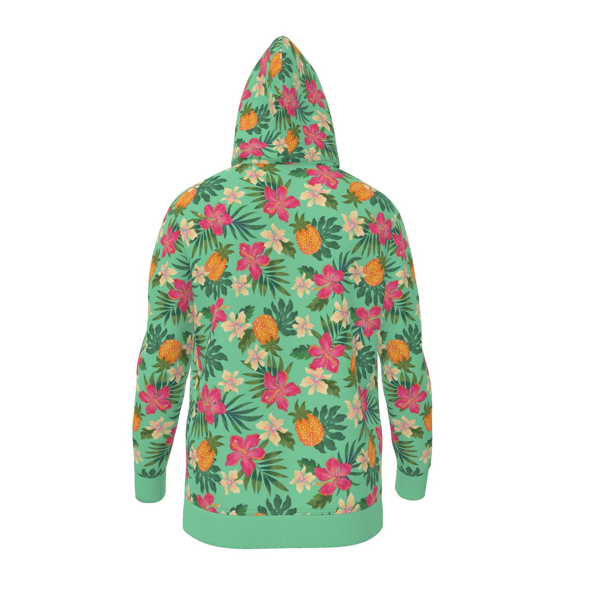 Women's Pullover Hoodie — Pineapple Paradise Aloe Mist