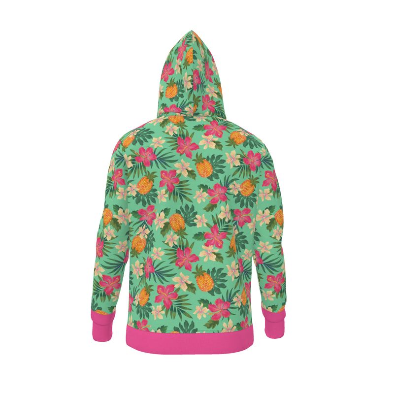 Women's Premium Hoodie — Pineapple Paradise Aloe Mist
