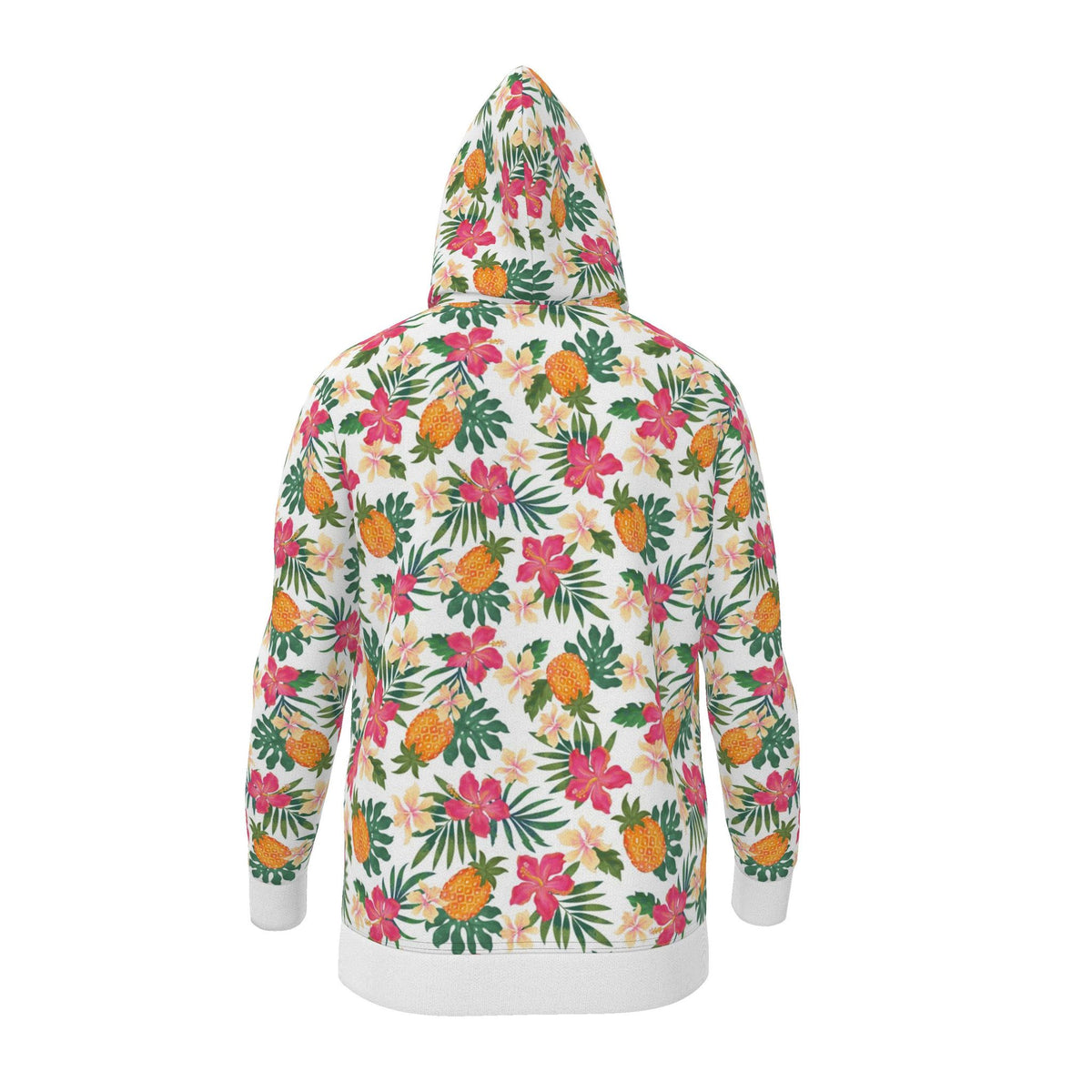 Women's Pullover Hoodie — Pineapple Paradise Coral Dreams