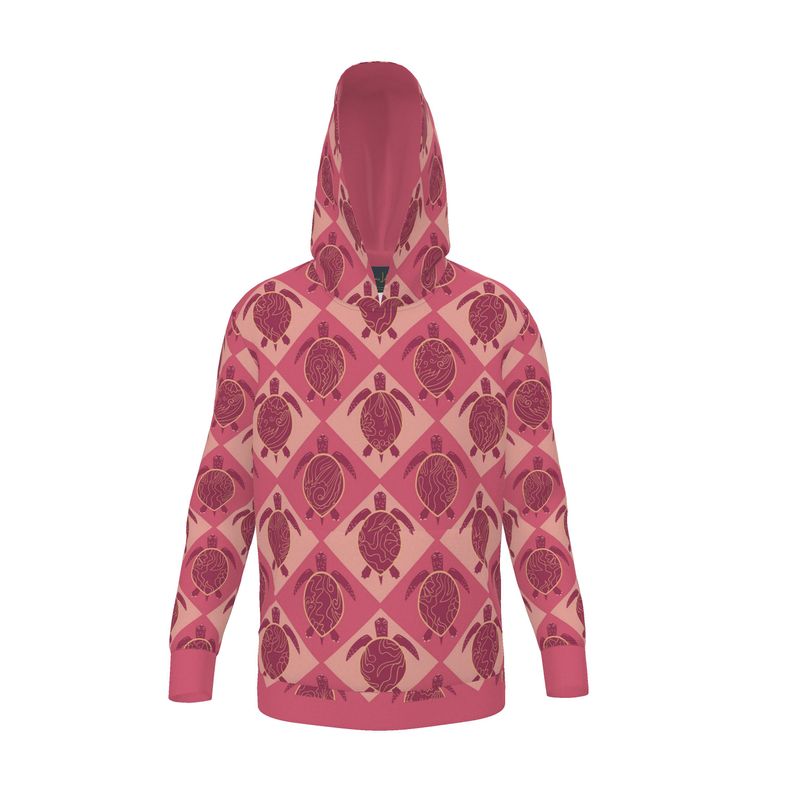 Women's Premium Hoodie — Topo Turtles Rosé Tide