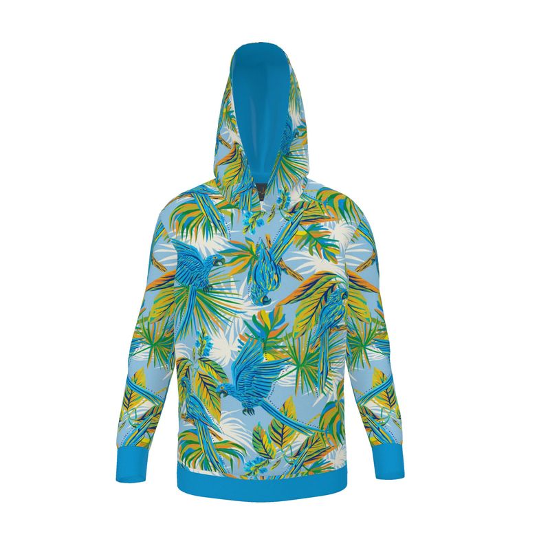 Women's Premium Hoodie — Tropical Macaw