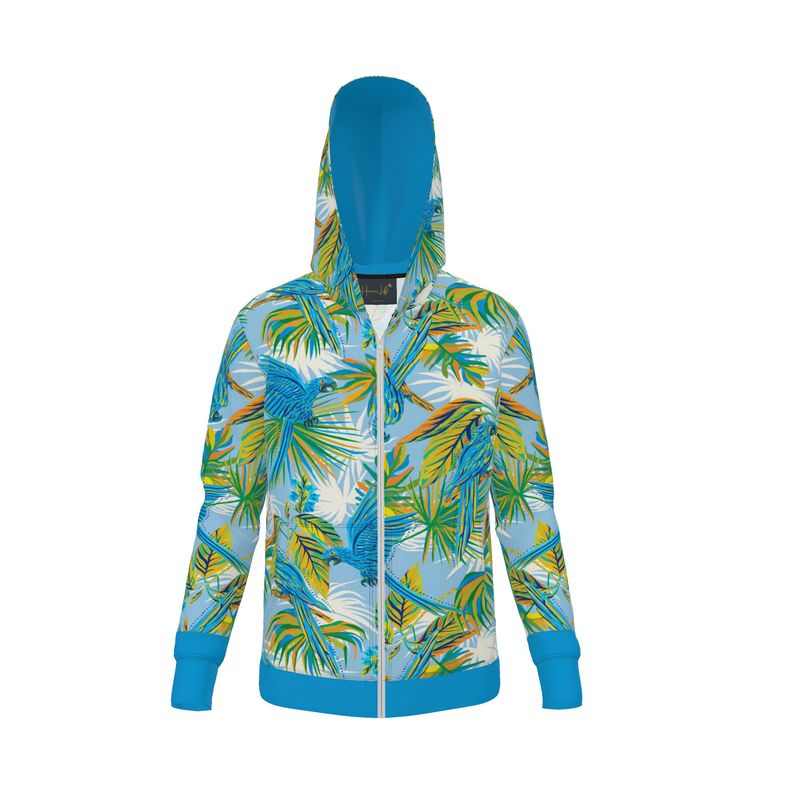 Women's Premium Hoodie — Tropical Macaw