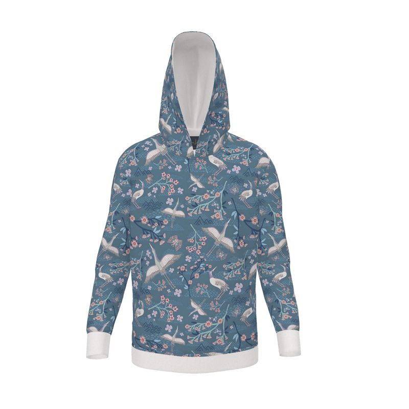 Women's Premium Hoodie — White Crane