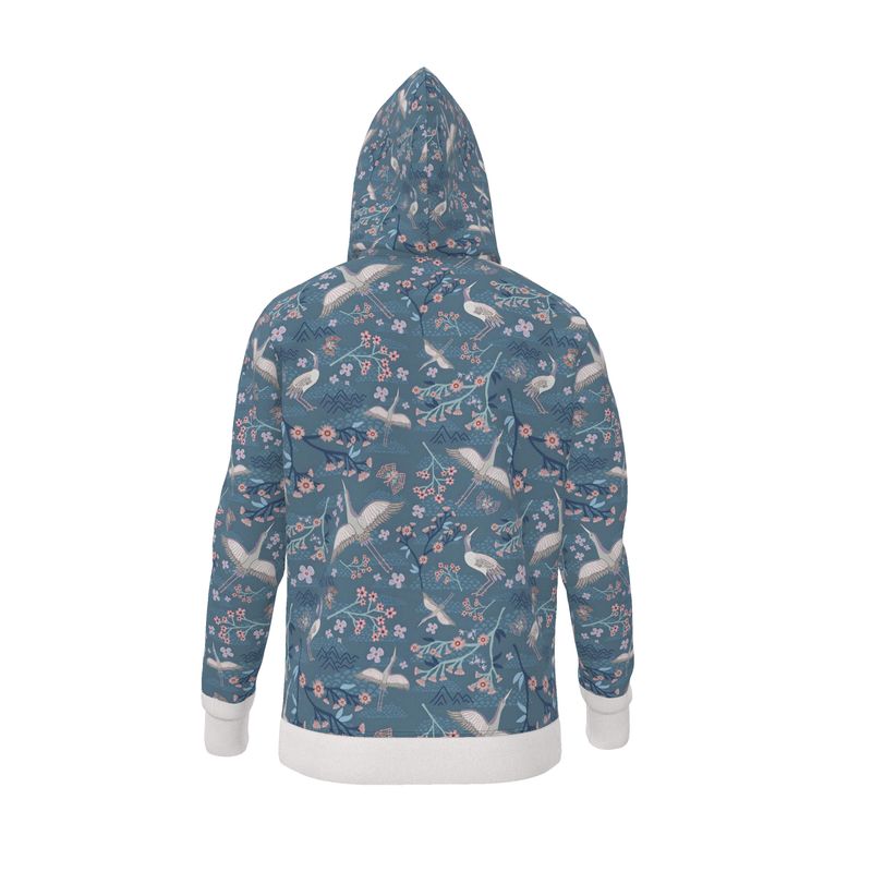 Women's Premium Hoodie — White Crane