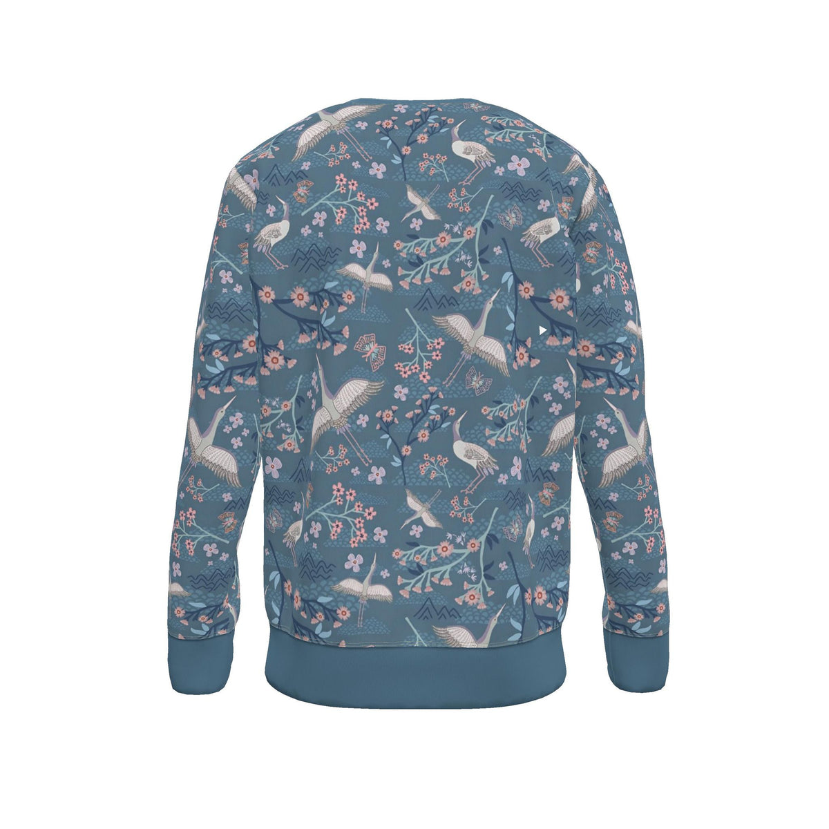 Women's Sweater — White Crane