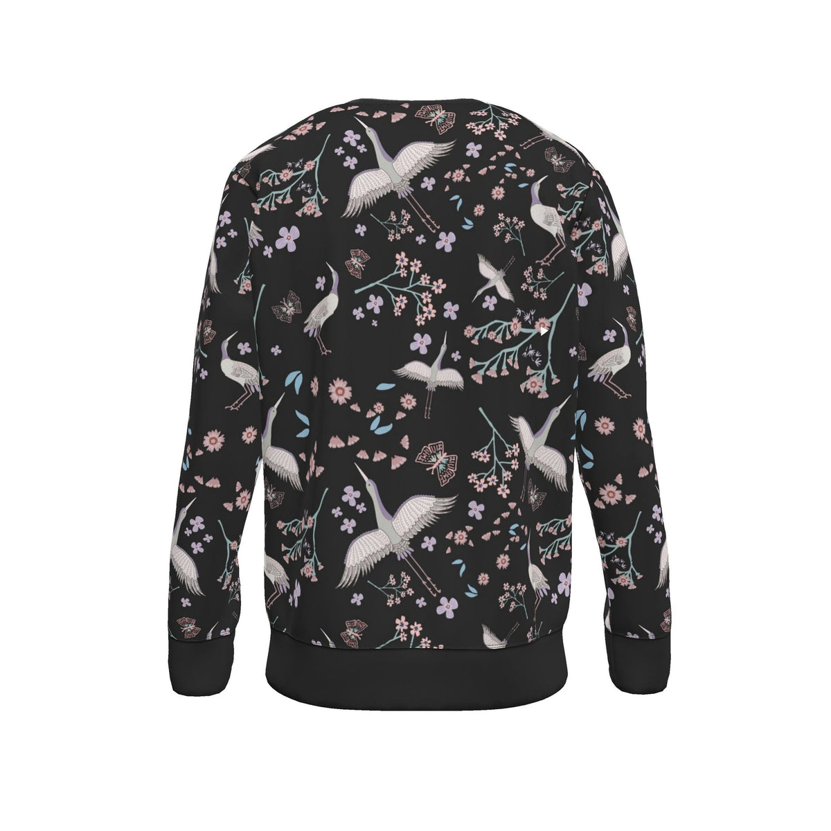 Women's Sweater — White Crane Onyx