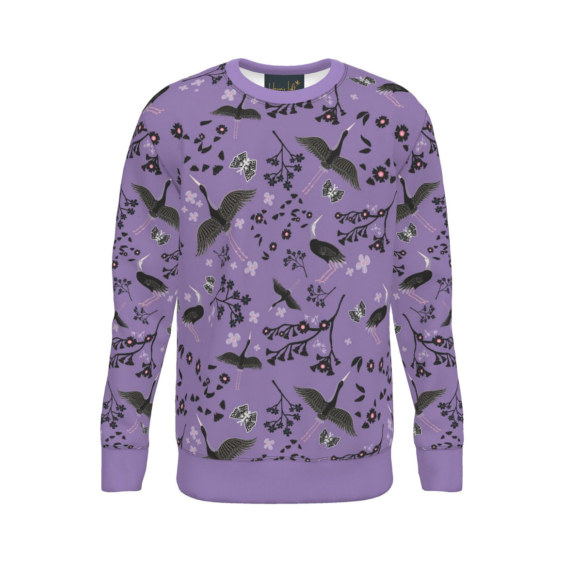 Women's Sweater — White Crane Amethyst