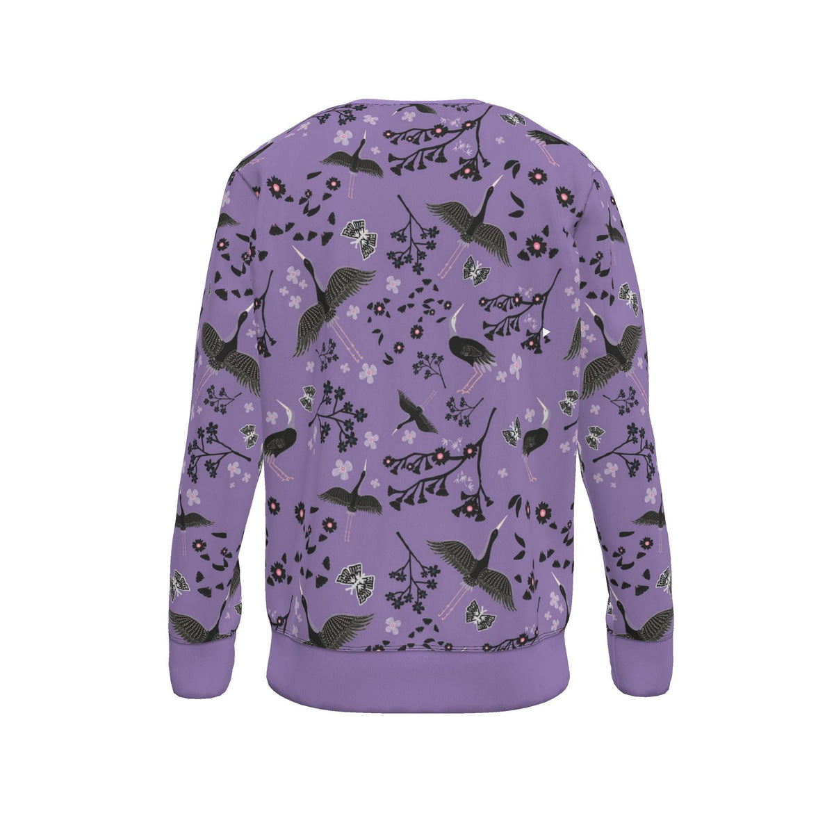 Women's Sweater — White Crane Amethyst