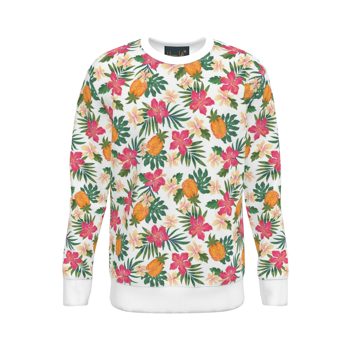 Women's Sweater — Pineapple Paradise Coral Dreams