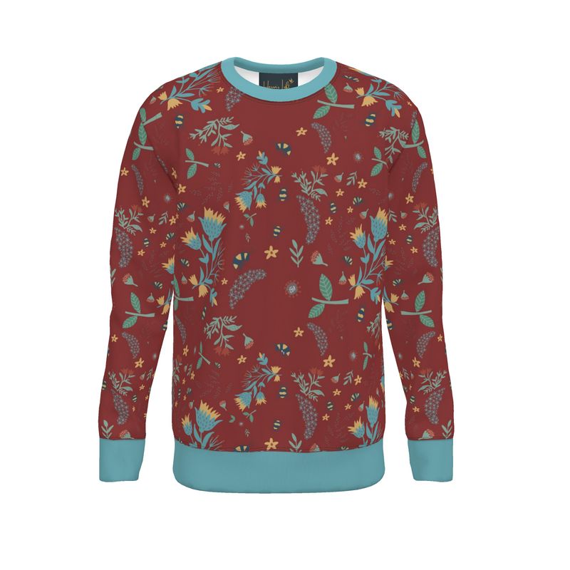 Men's Sweater — Bee Garden Rustic Bloom