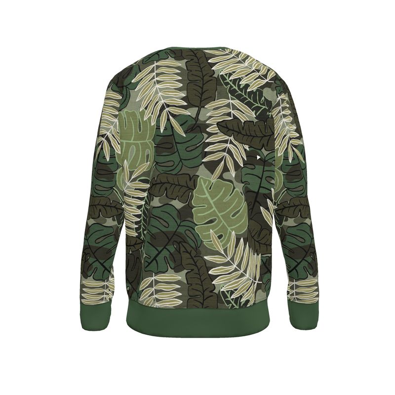 Men's Sweater — Camo Leaves