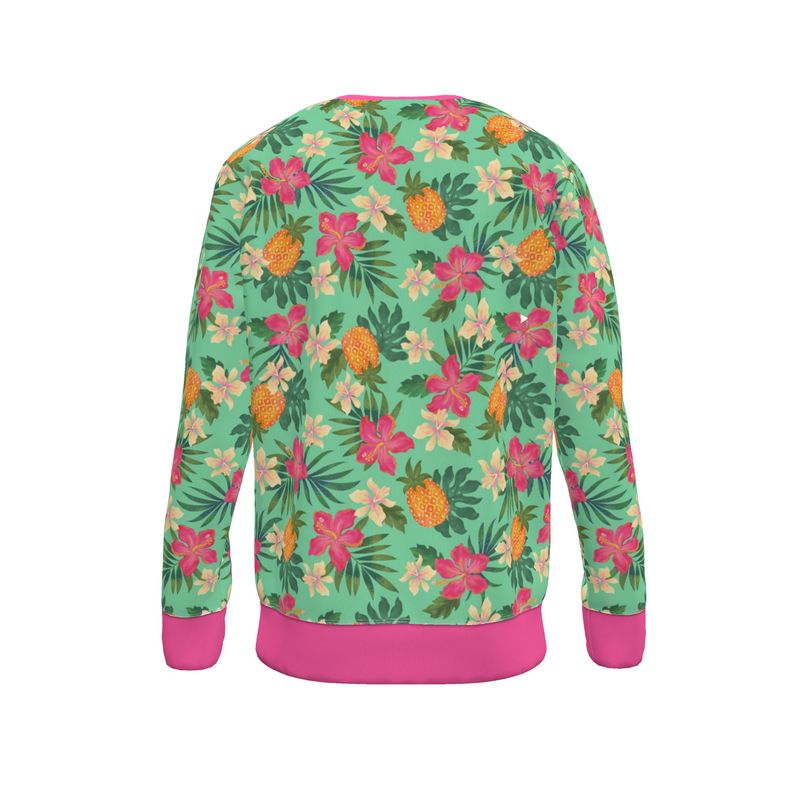 Men's Sweater — Pineapple Paradise Aloe Mist