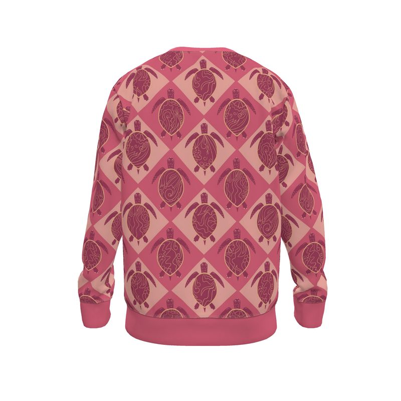 Men's Sweater — Topo Turtles Rosé Tide