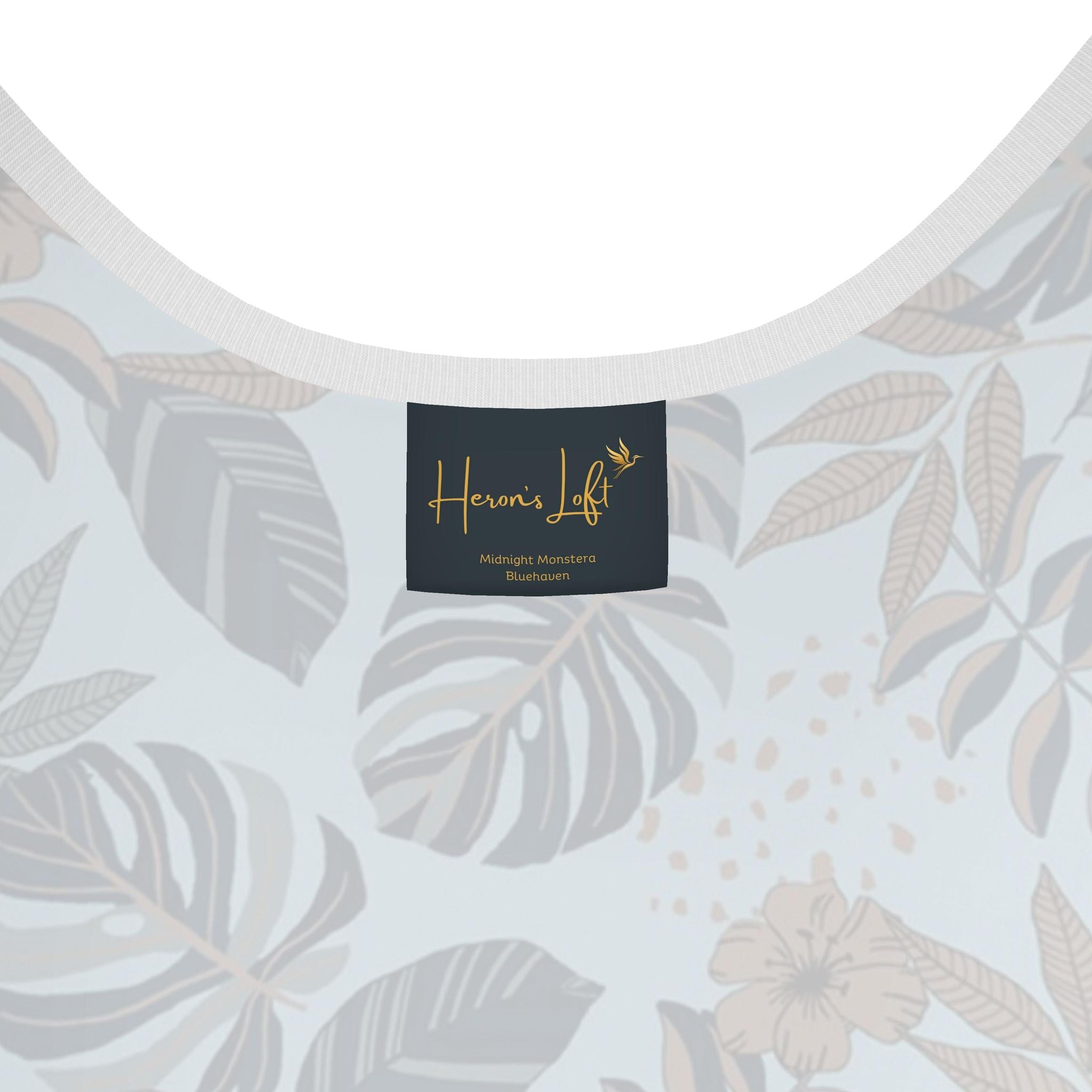 Women's Tank Top — Midnight Monstera — Bluehaven
