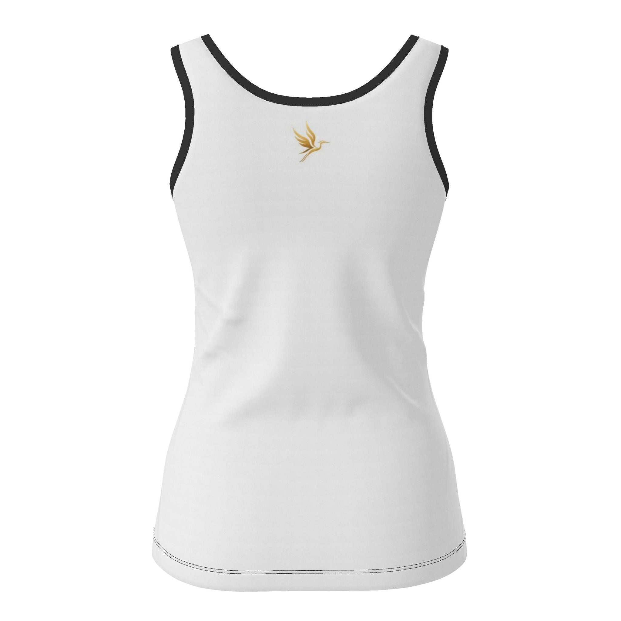 Women's Tank Top — Pineapple Paradise — Solid Coral Dreams