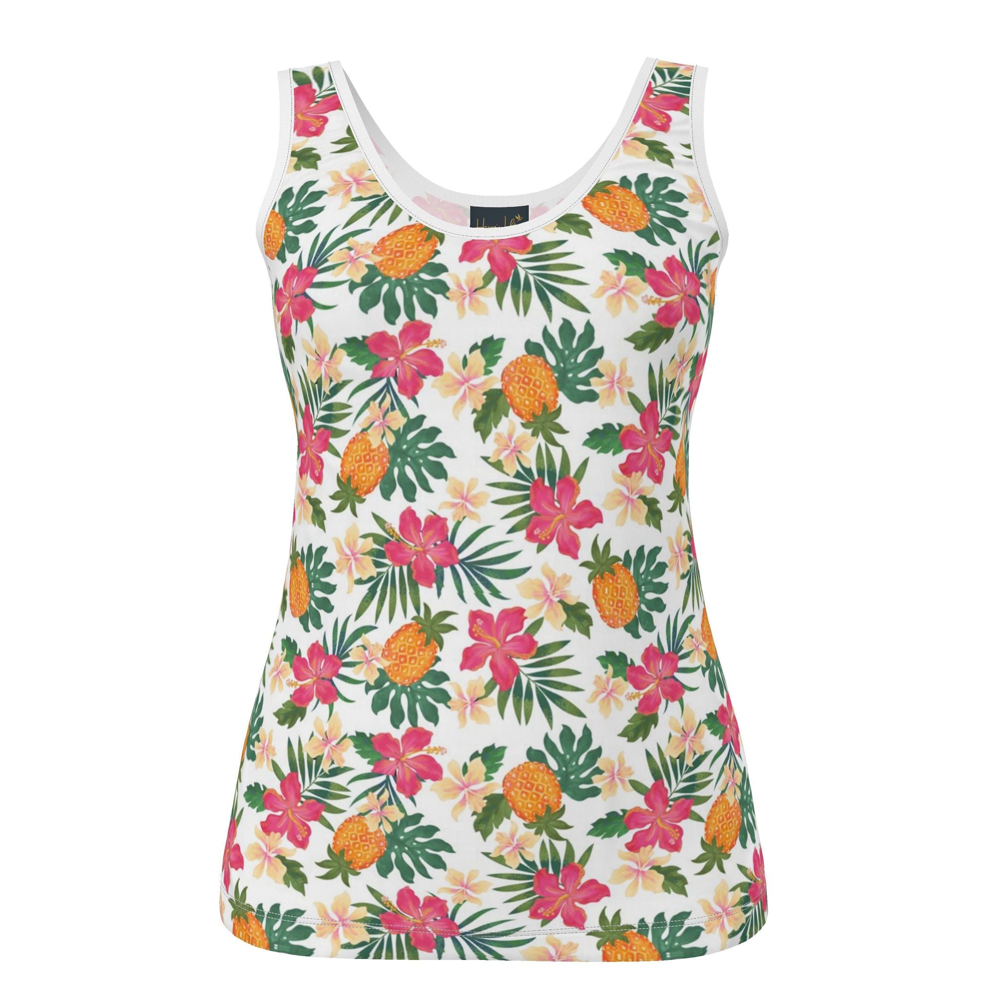 Women's Tank Top — Pineapple Paradise — Coral Dreams