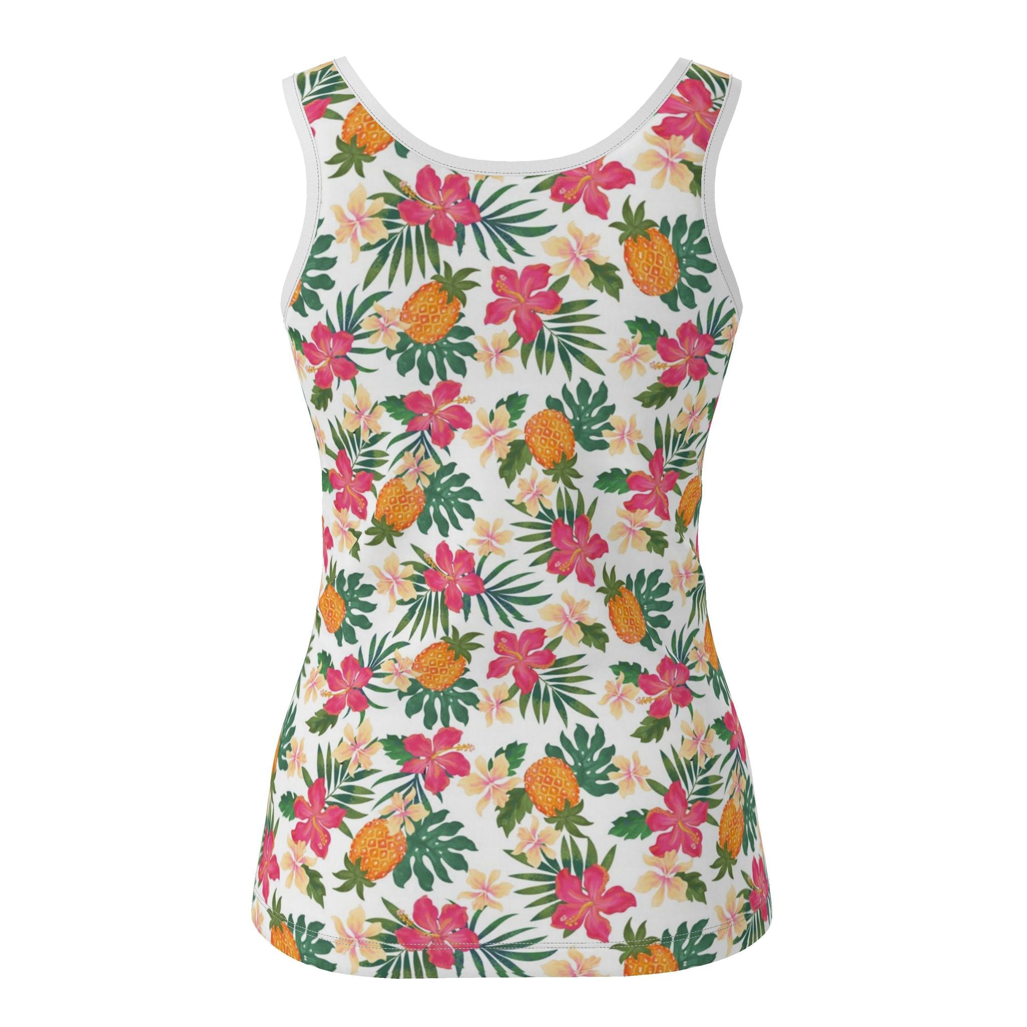 Women's Tank Top — Pineapple Paradise — Coral Dreams
