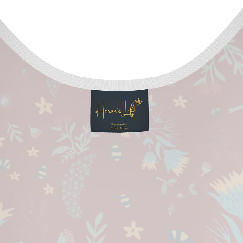 Women's Tank Top — Bee Garden Rustic Bloom