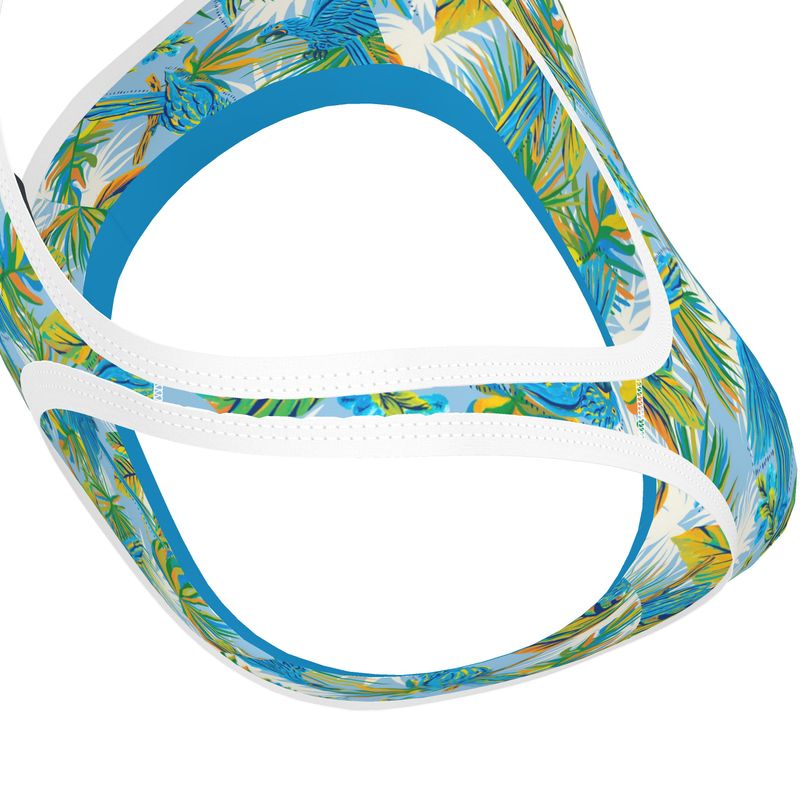Tropical Macaw Women's Low Impact Sports Bra