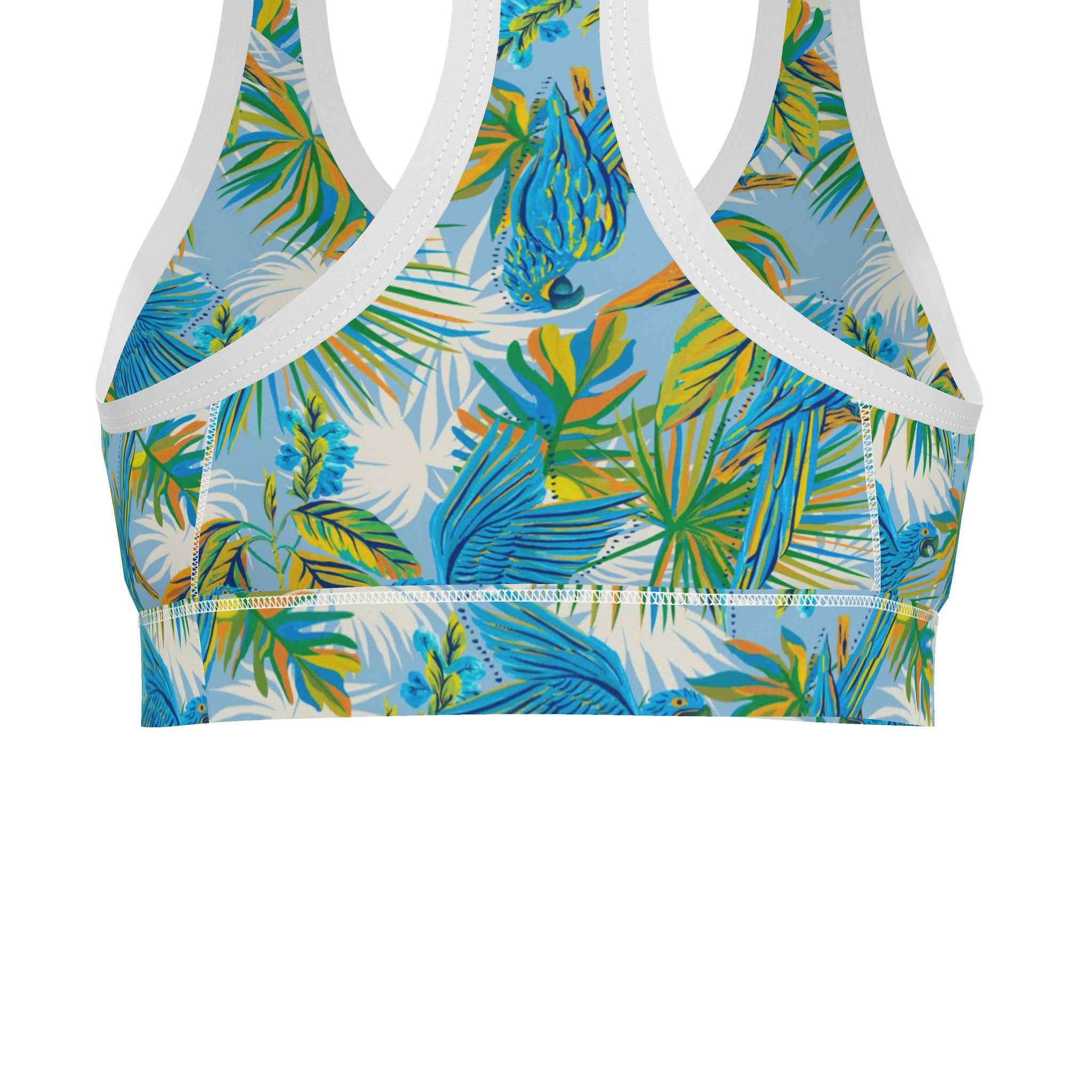 Women's Low Impact Sports Bra — Tropical Macaw