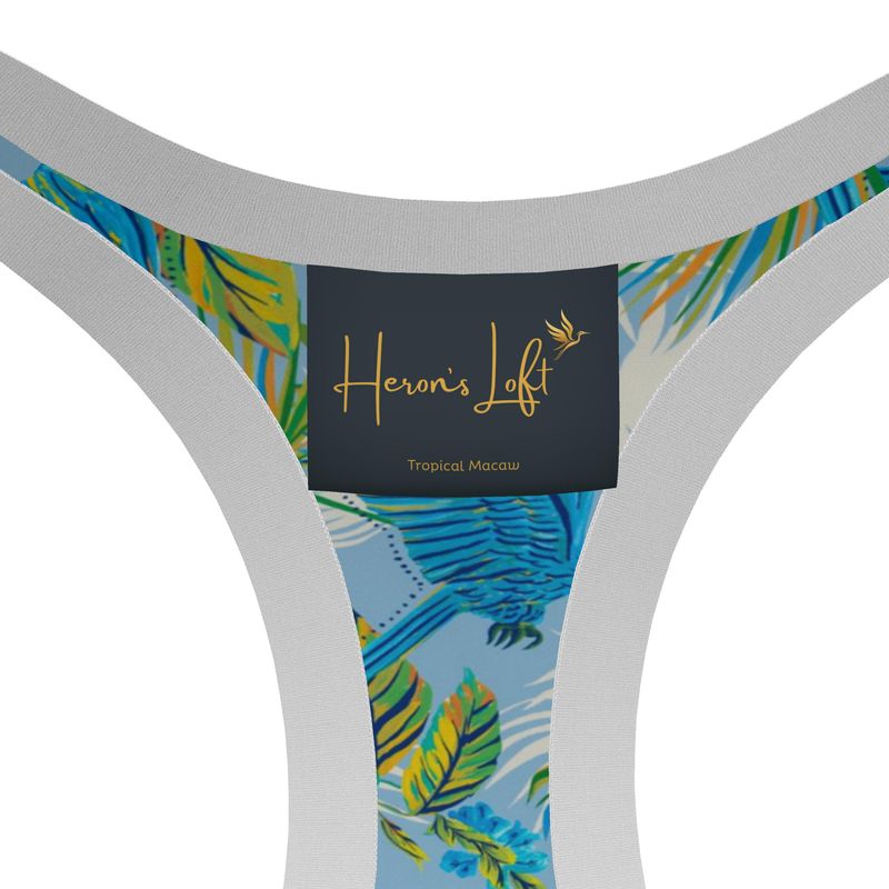 Tropical Macaw Women's Low Impact Sports Bra