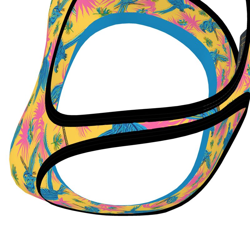 Tropical Macaw Sunny Fuchsia Women's Low Impact Sports Bra