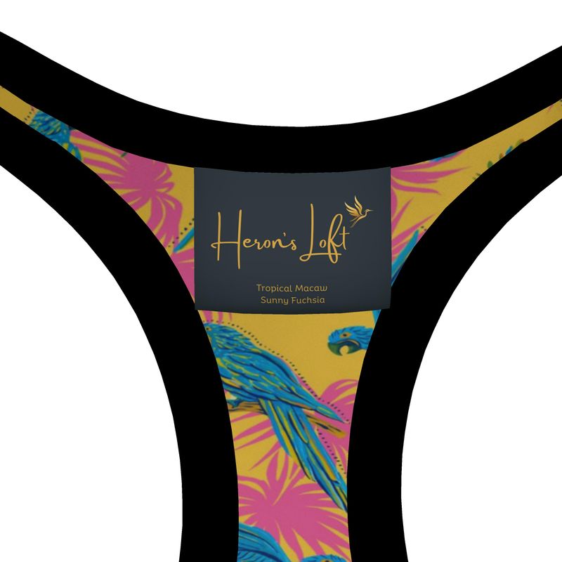 Tropical Macaw Sunny Fuchsia Women's Low Impact Sports Bra