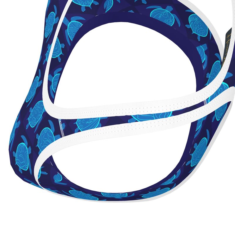 Topo Turtles Cobalt Tide Women's Low Impact Sports Bra