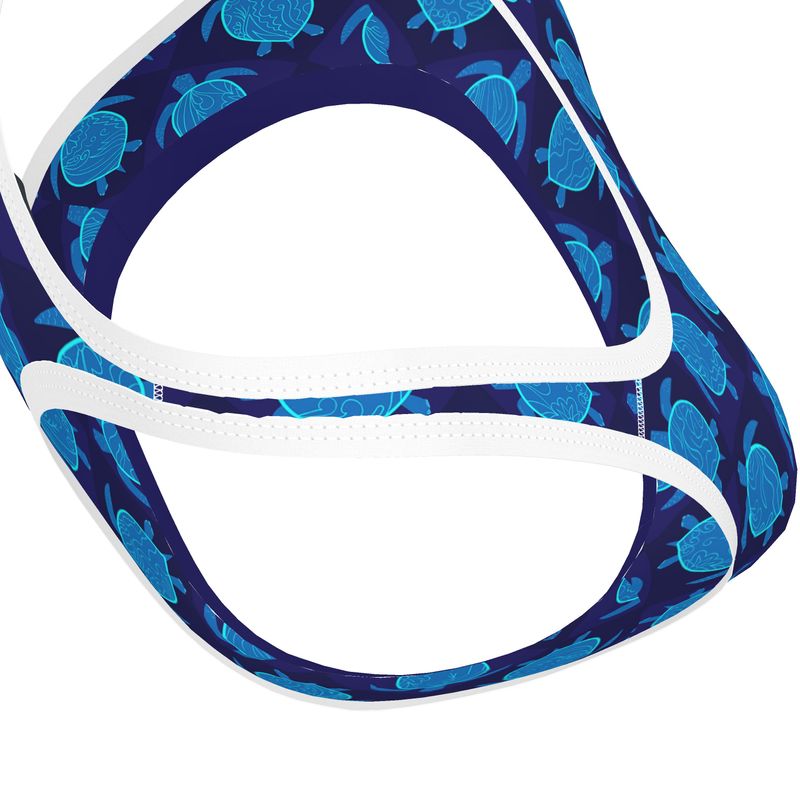 Topo Turtles Cobalt Tide Women's Low Impact Sports Bra