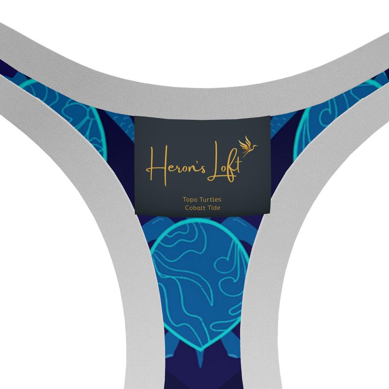 Topo Turtles Cobalt Tide Women's Low Impact Sports Bra