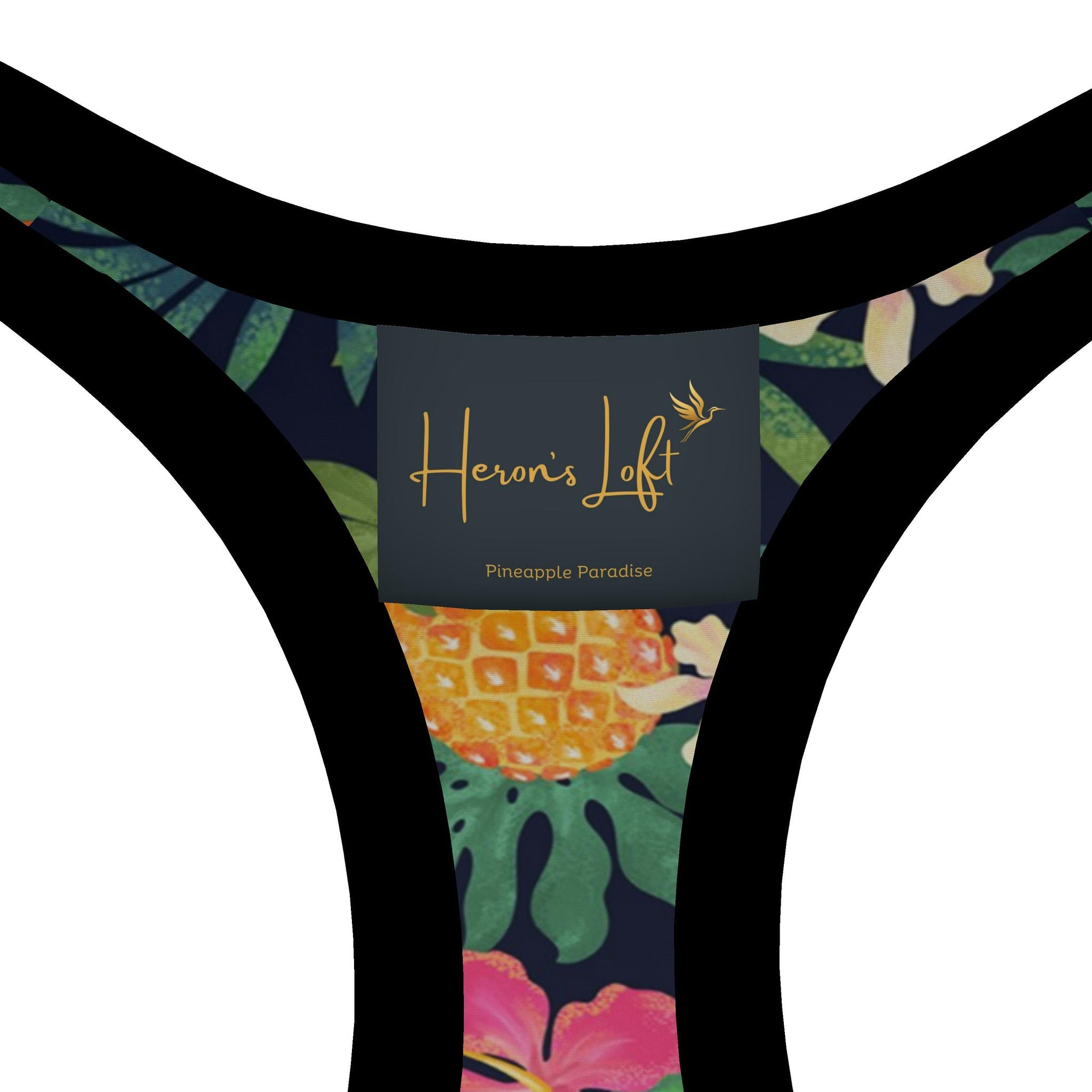 Women's Low Impact Sports Bra — Pineapple Paradise