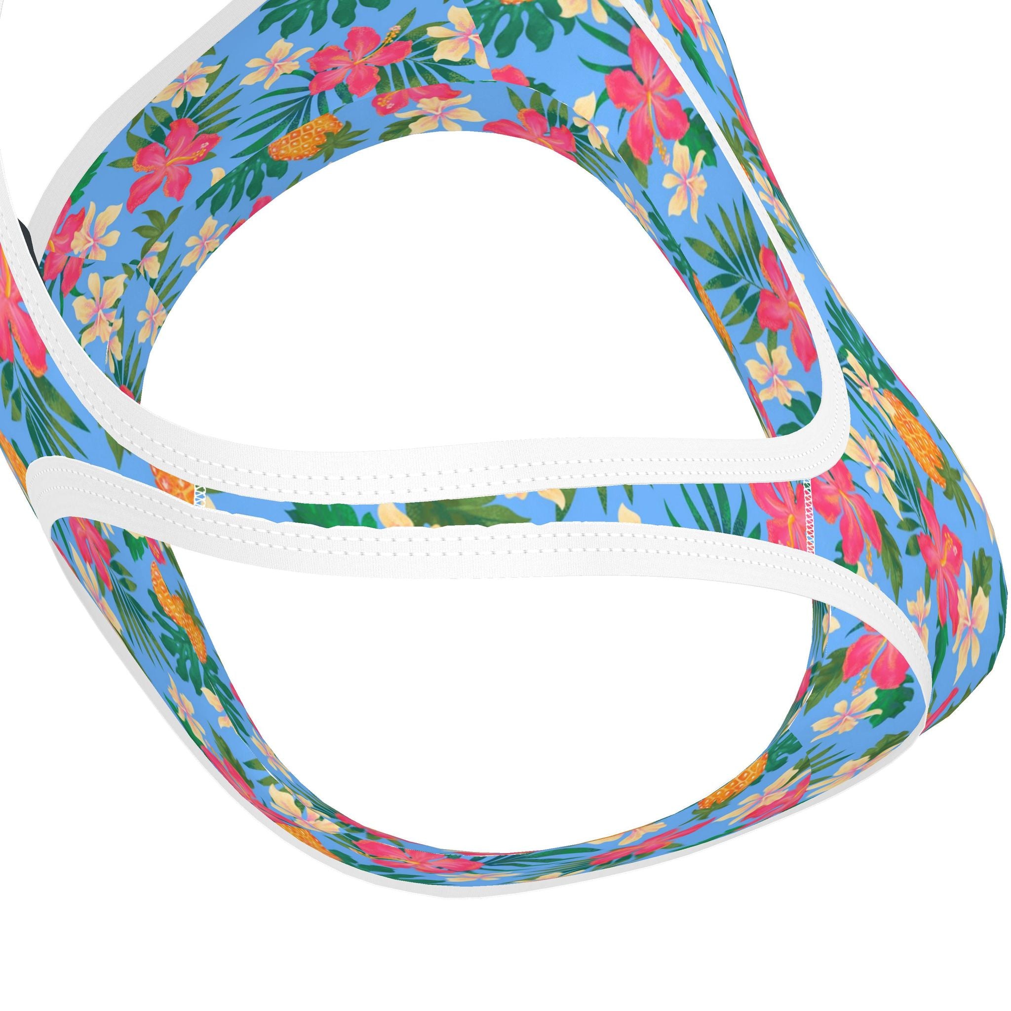 Women's Low Impact Sports Bra — Pineapple Paradise Island Breeze
