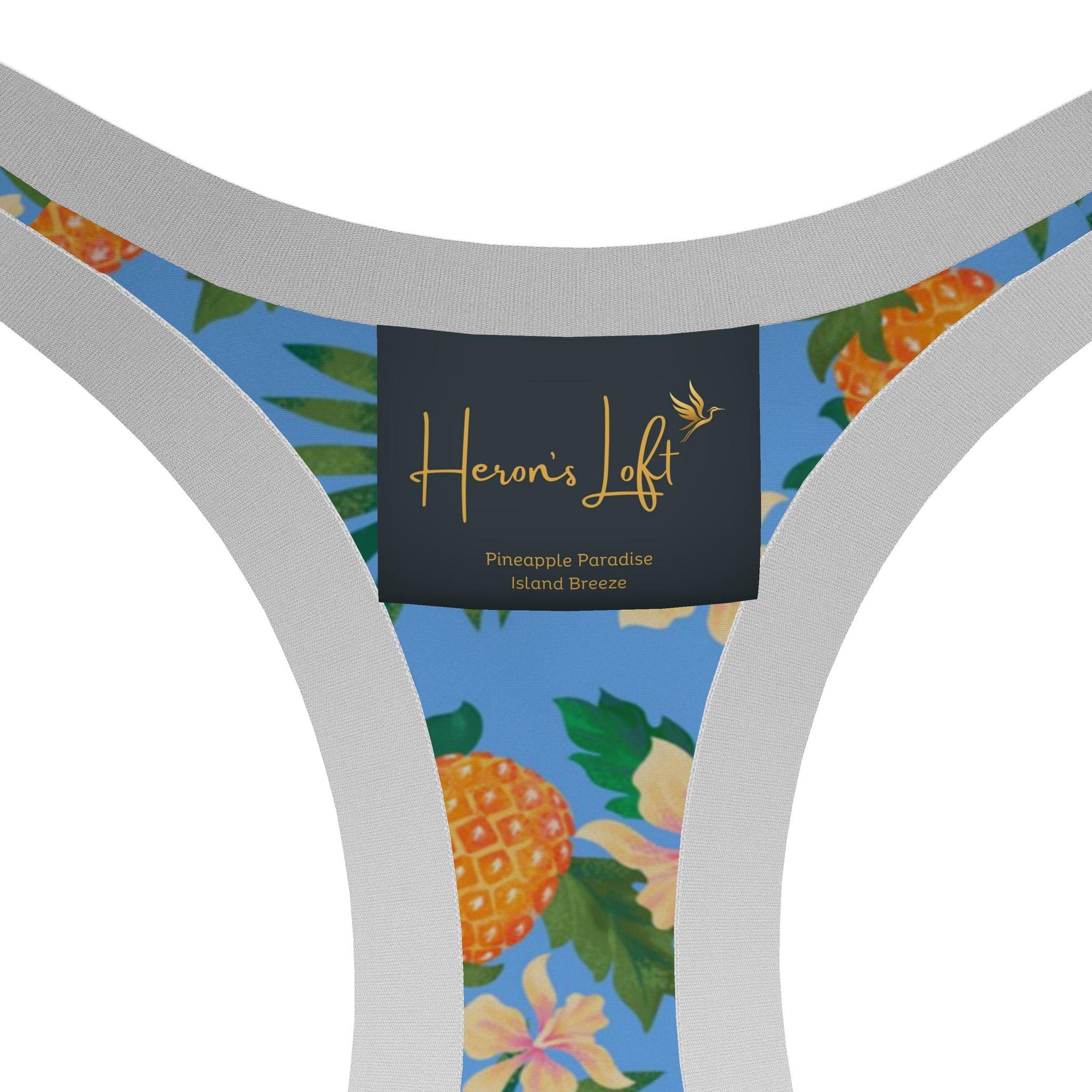 Women's Low Impact Sports Bra — Pineapple Paradise Island Breeze