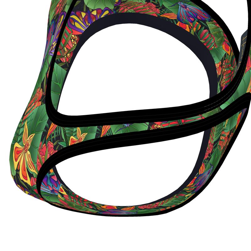Jungle Flower Women's Low Impact Sports Bra